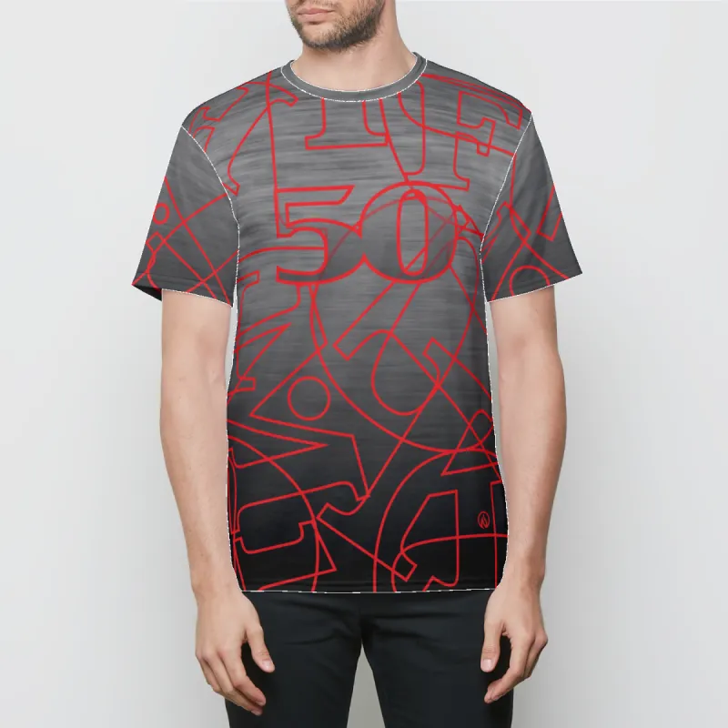 50 Mens Crewneck T-Shirt made by INKnBURN