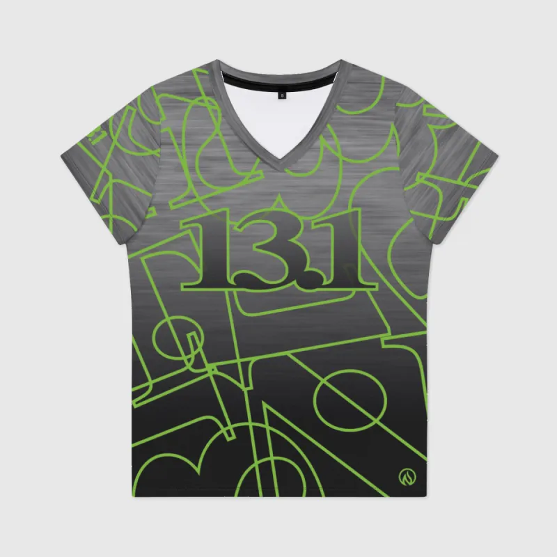 13.1 Womens V-Neck T-Shirt sold by INKnBURN