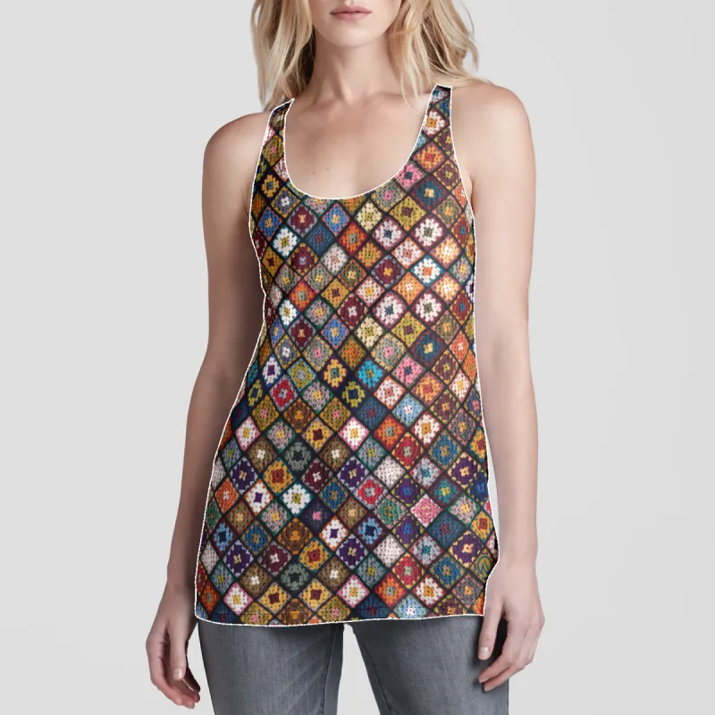 Boho Diamond Racerback Tank Top sold by INKnBURN