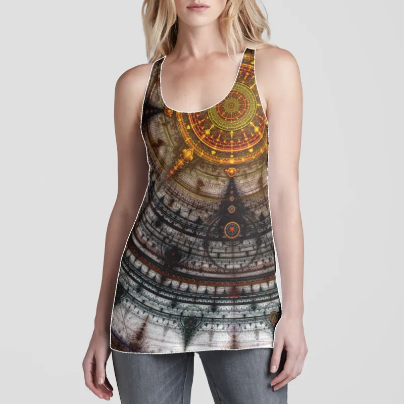 Wanderlust Racerback Tank Top sold by INKnBURN