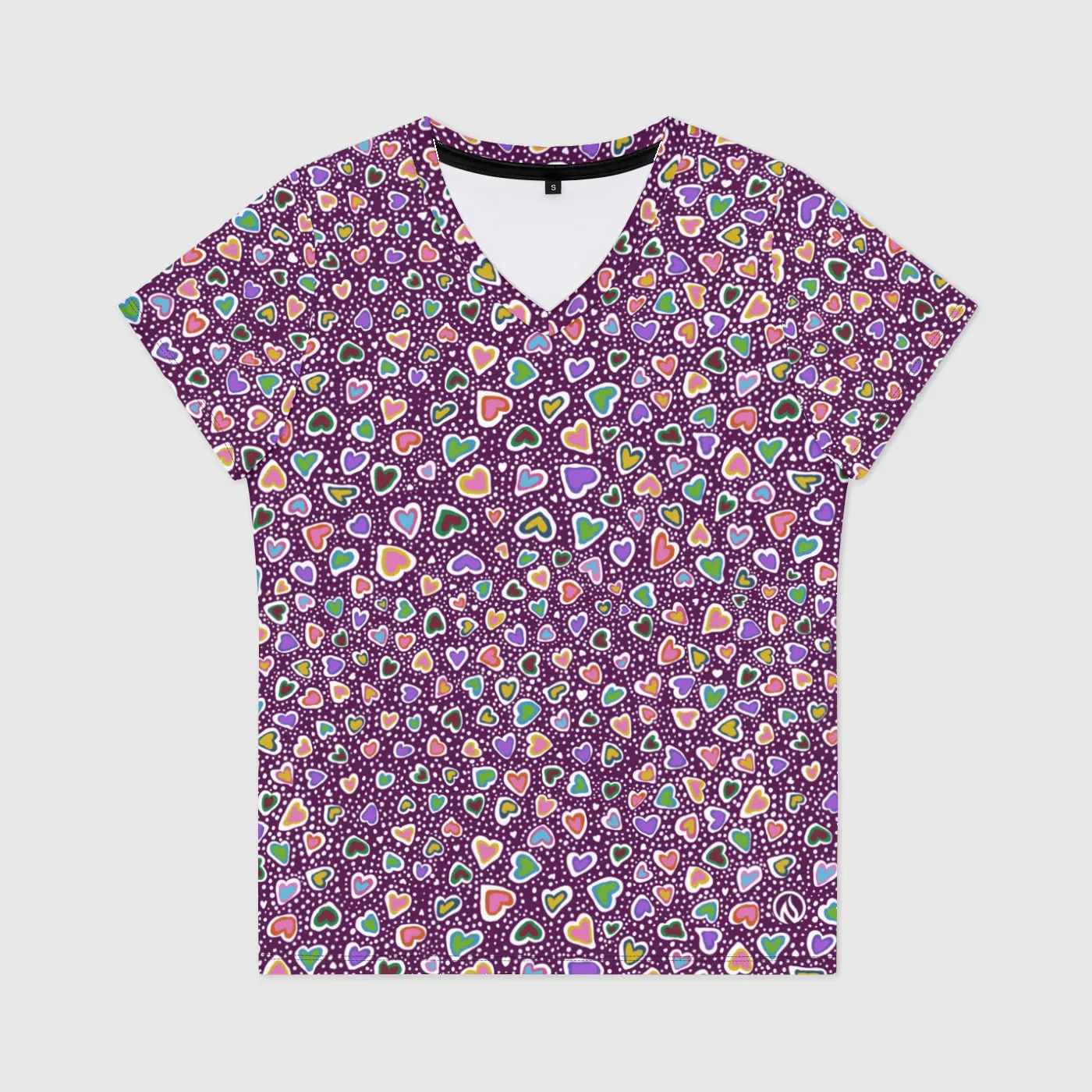 All Heart Womens T-Shirt sold by INKnBURN product image thumbnail 2