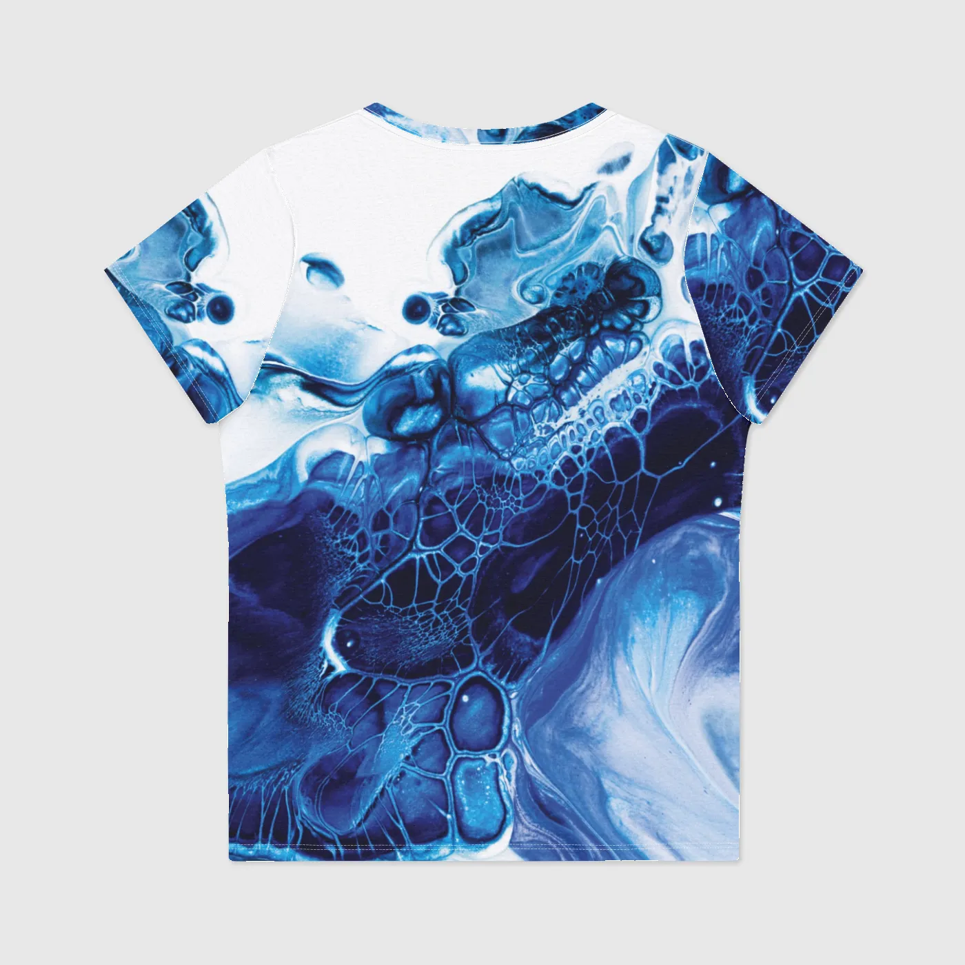 Blue Ink Womens Scoop Neck T-Shirt sold by INKnBURN product image thumbnail 2