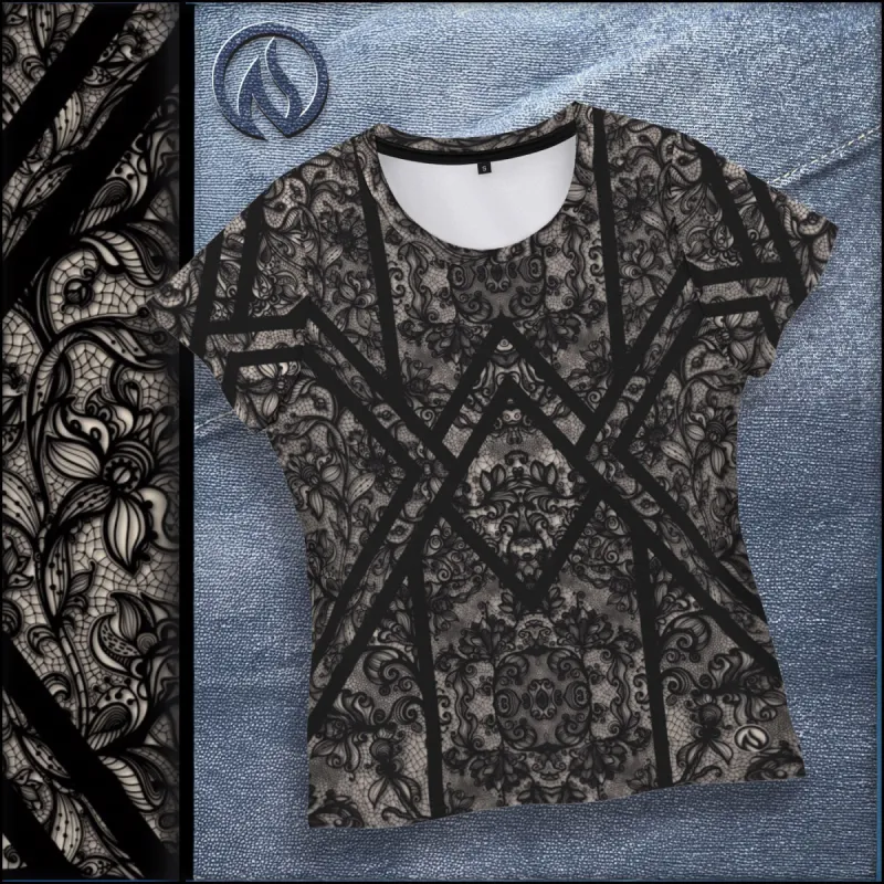 Gatsby Scoop Neck T-Shirt sold by INKnBURN