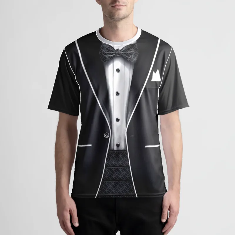 Tuxedo Mens Tech Shirt sold by INKnBURN