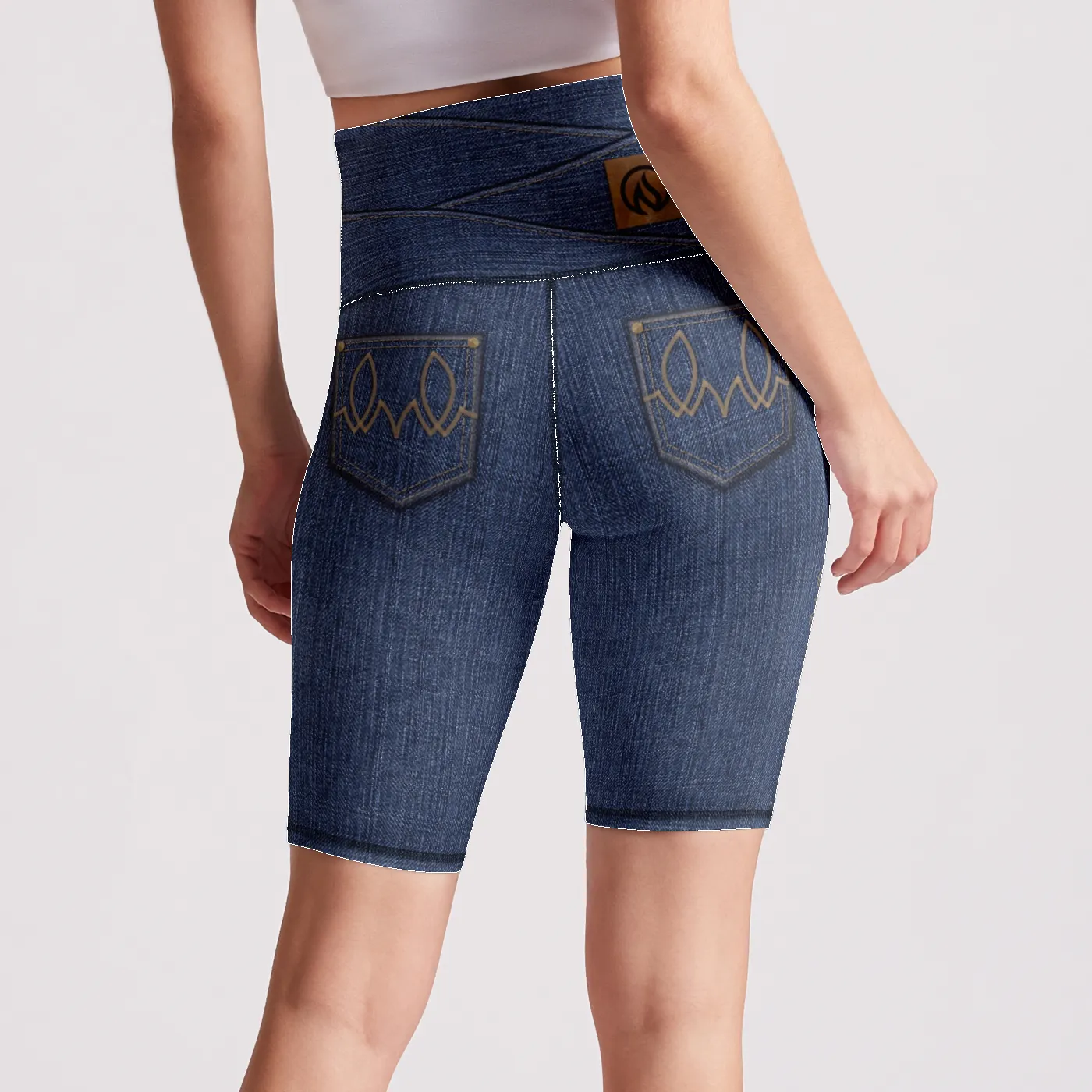 True Blue Denim 10" Shorts sold by INKnBURN product image thumbnail 3