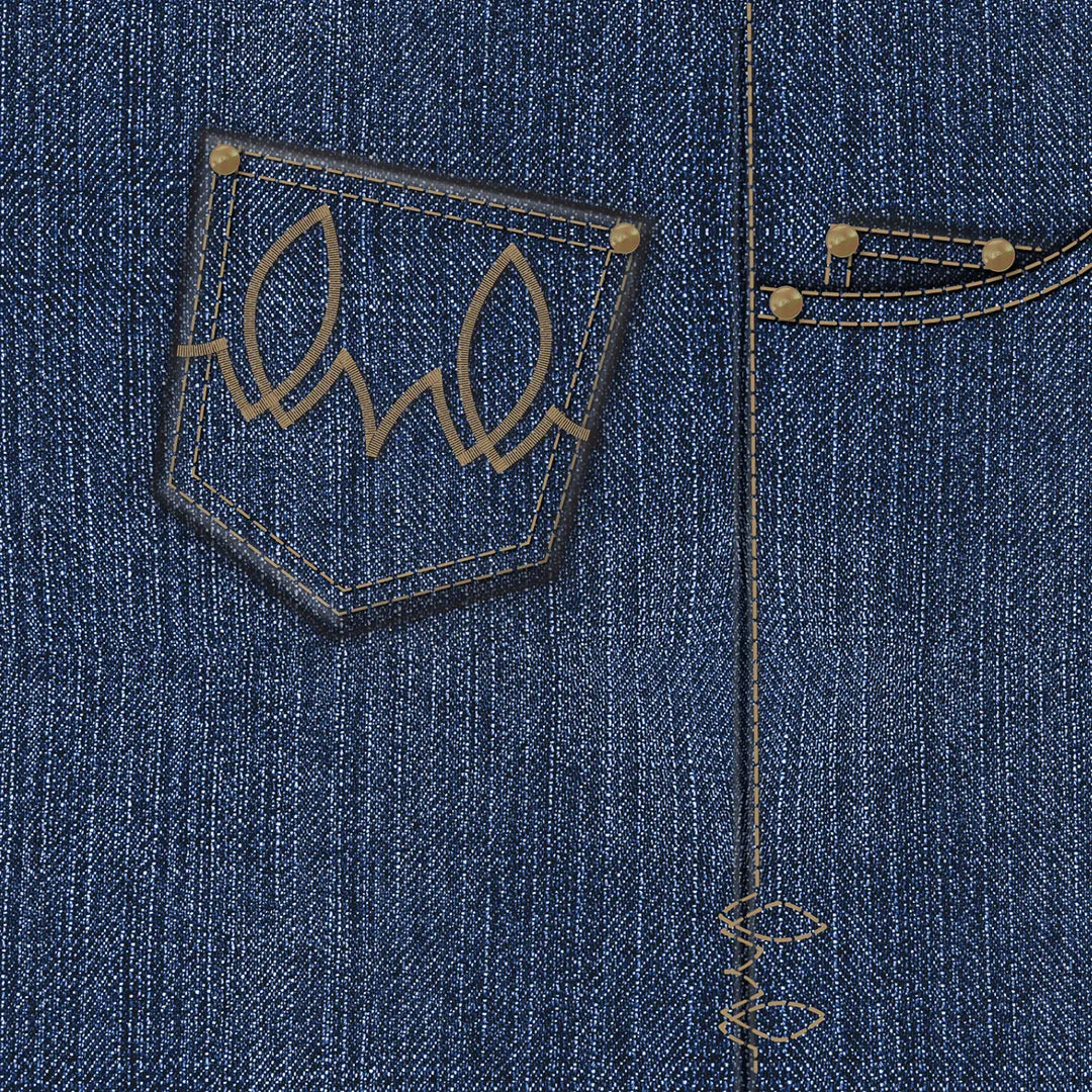 True Blue Denim 10" Shorts sold by INKnBURN product image thumbnail 4