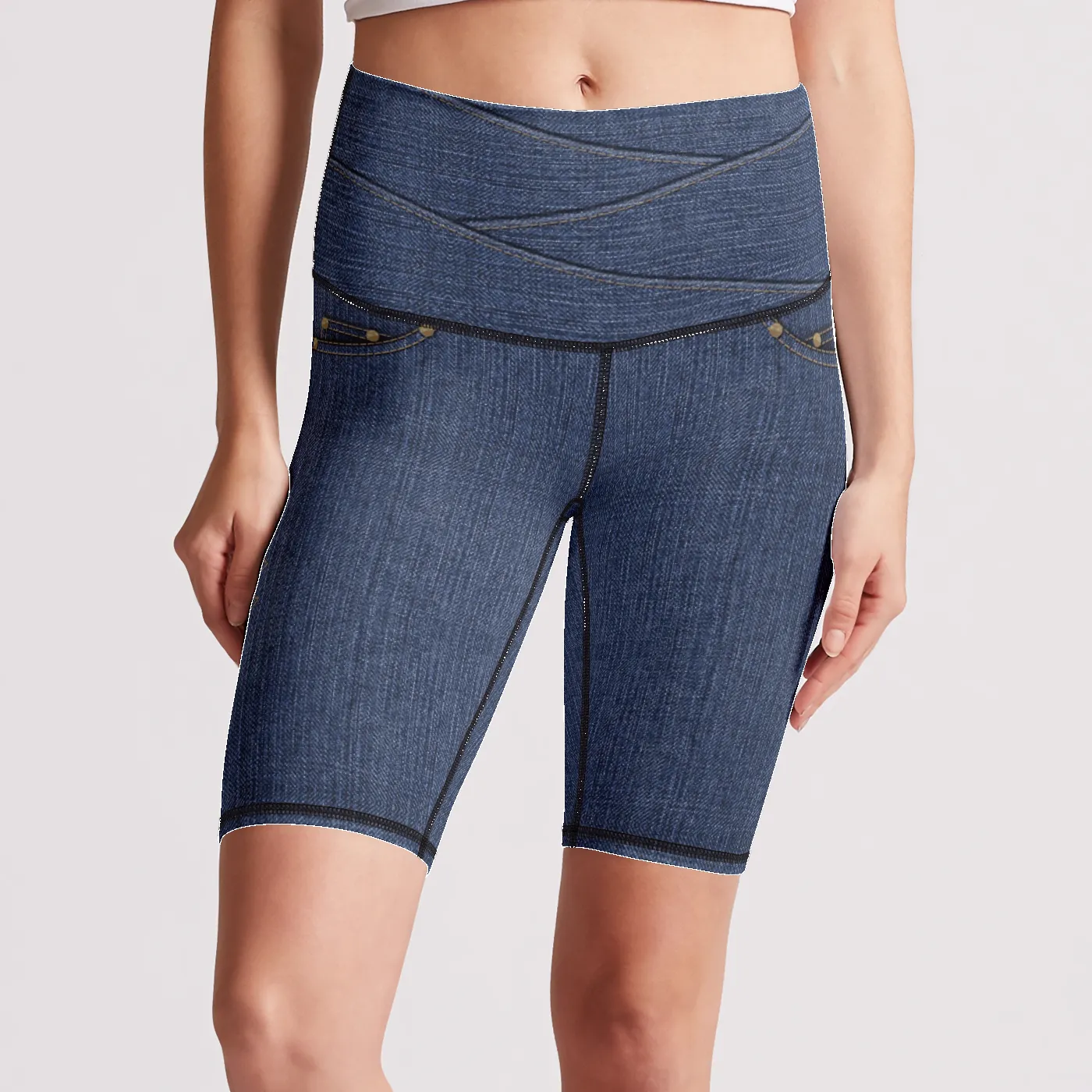 True Blue Denim 10" Shorts sold by INKnBURN product image thumbnail 2