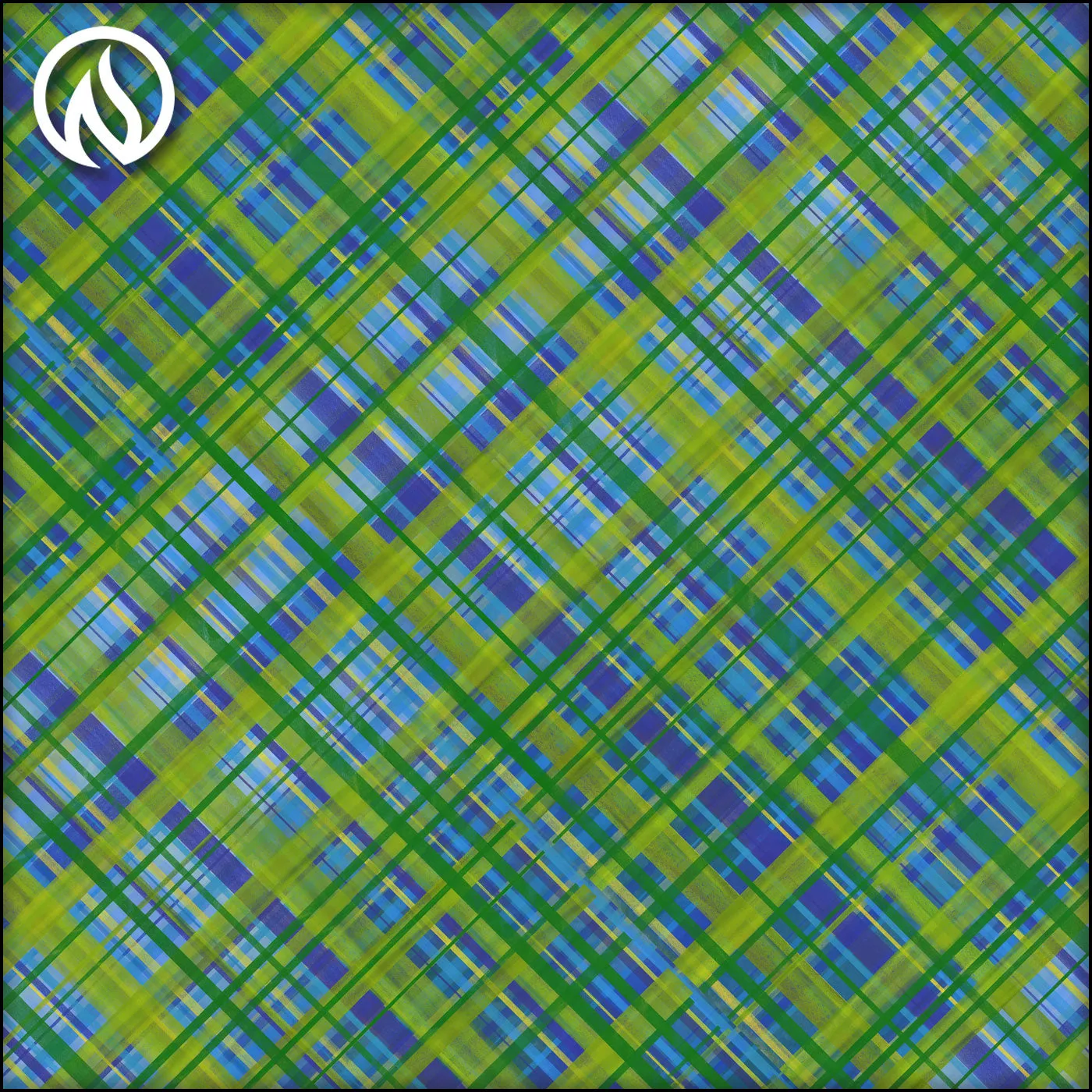 Spring Plaid Womens Scoop Neck T-Shirt sold by INKnBURN product image thumbnail 2