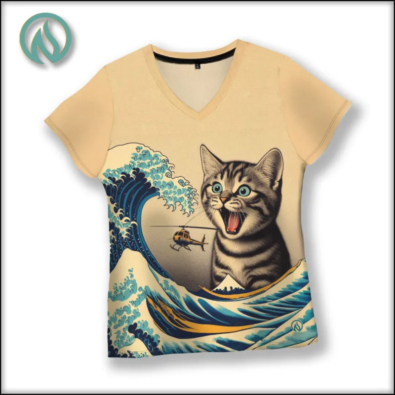 Catzilla Womens Tech Shirt sold by INKnBURN