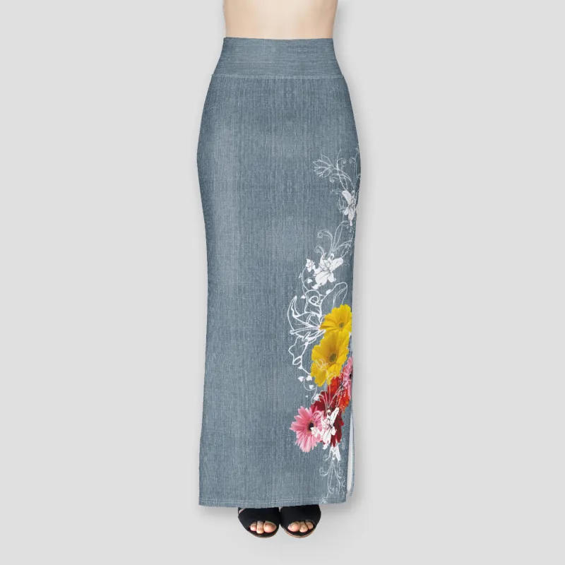 Wildflower Maxi Skirt sold by INKnBURN