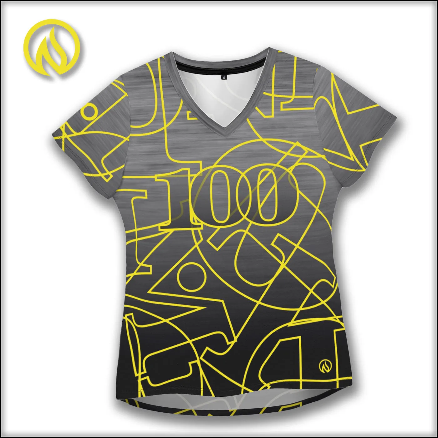 100 Womens Tech Shirt sold by INKnBURN