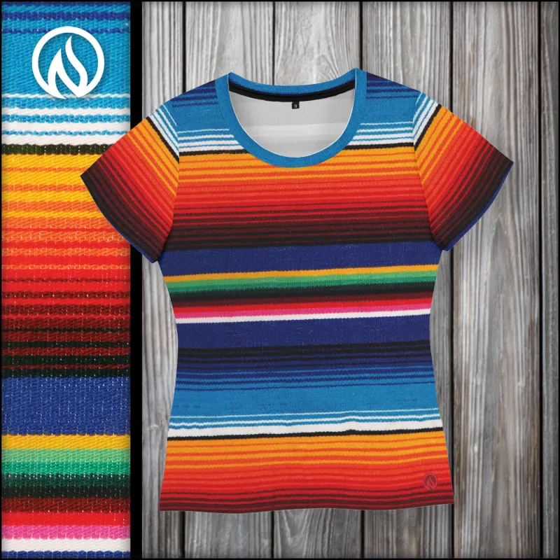 Sarape Scoop Neck T-Shirt sold by INKnBURN