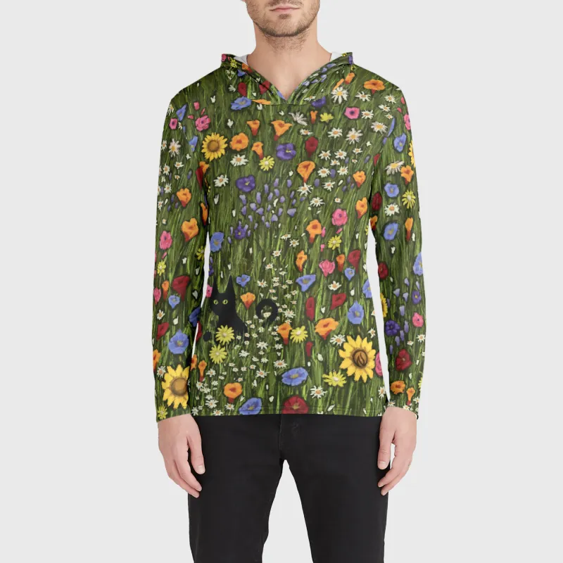 Flower Cat T-Shirt Hoodie sold by INKnBURN