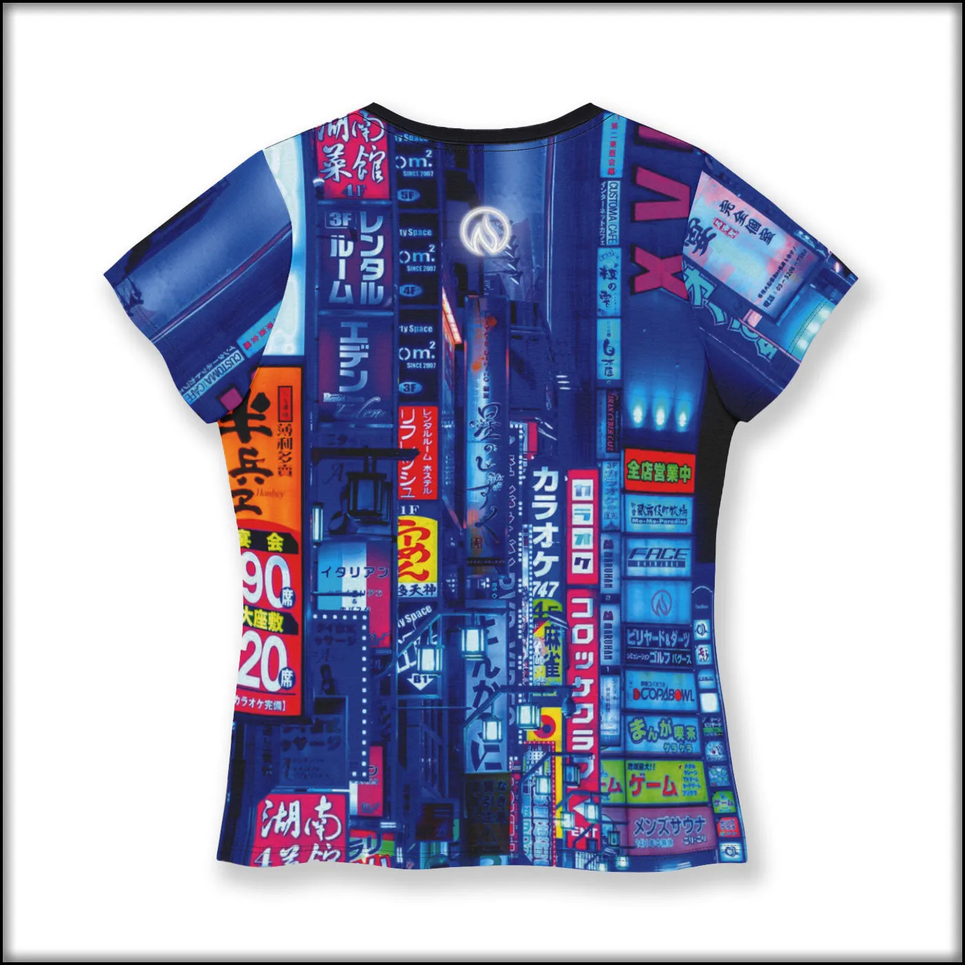 Lucky Cat Womens V-Neck Tee sold by INKnBURN product image thumbnail 3