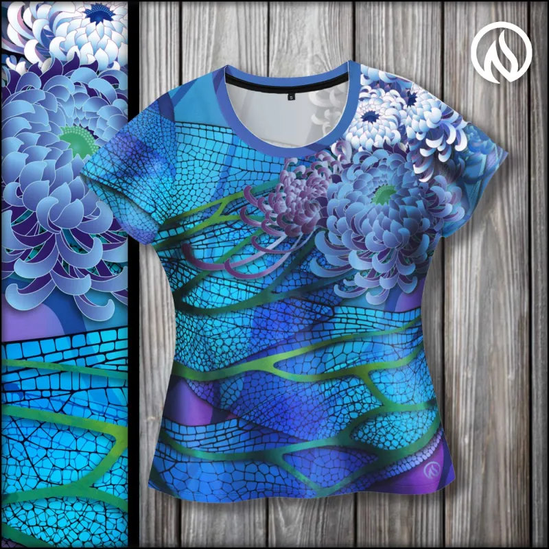 Tシャツ・カットソー [ETRE AU SOMMET] Angel Wing Printed Top : 3color Dazzling Cool Men's T-shirt Angel Wings Cross 3D Printed