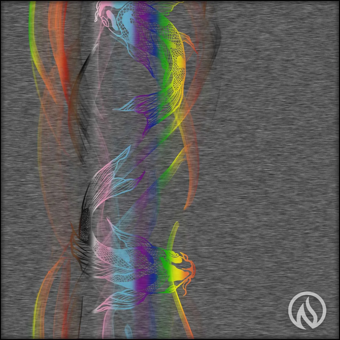 Rainbow Koi Scoop Neck T-Shirt sold by INKnBURN product image thumbnail 2
