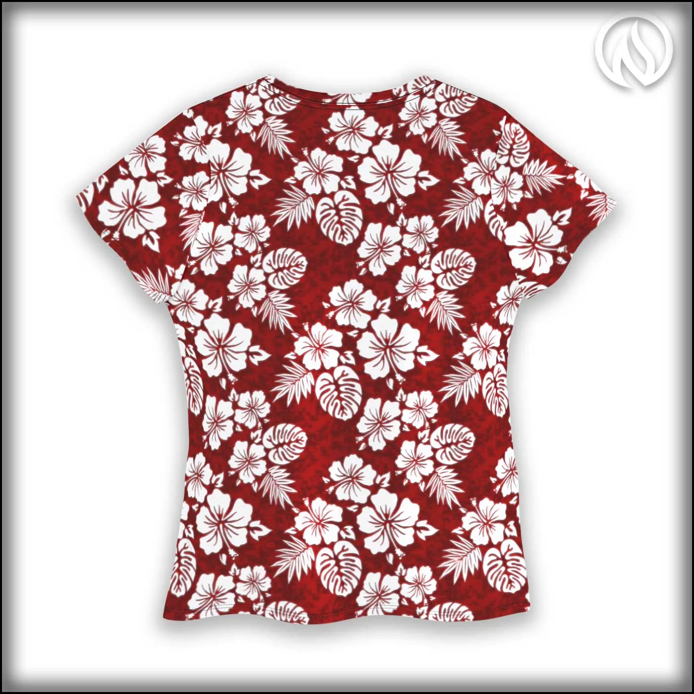 Aloha Womens V-Neck T-Shirt sold by INKnBURN product image thumbnail 3
