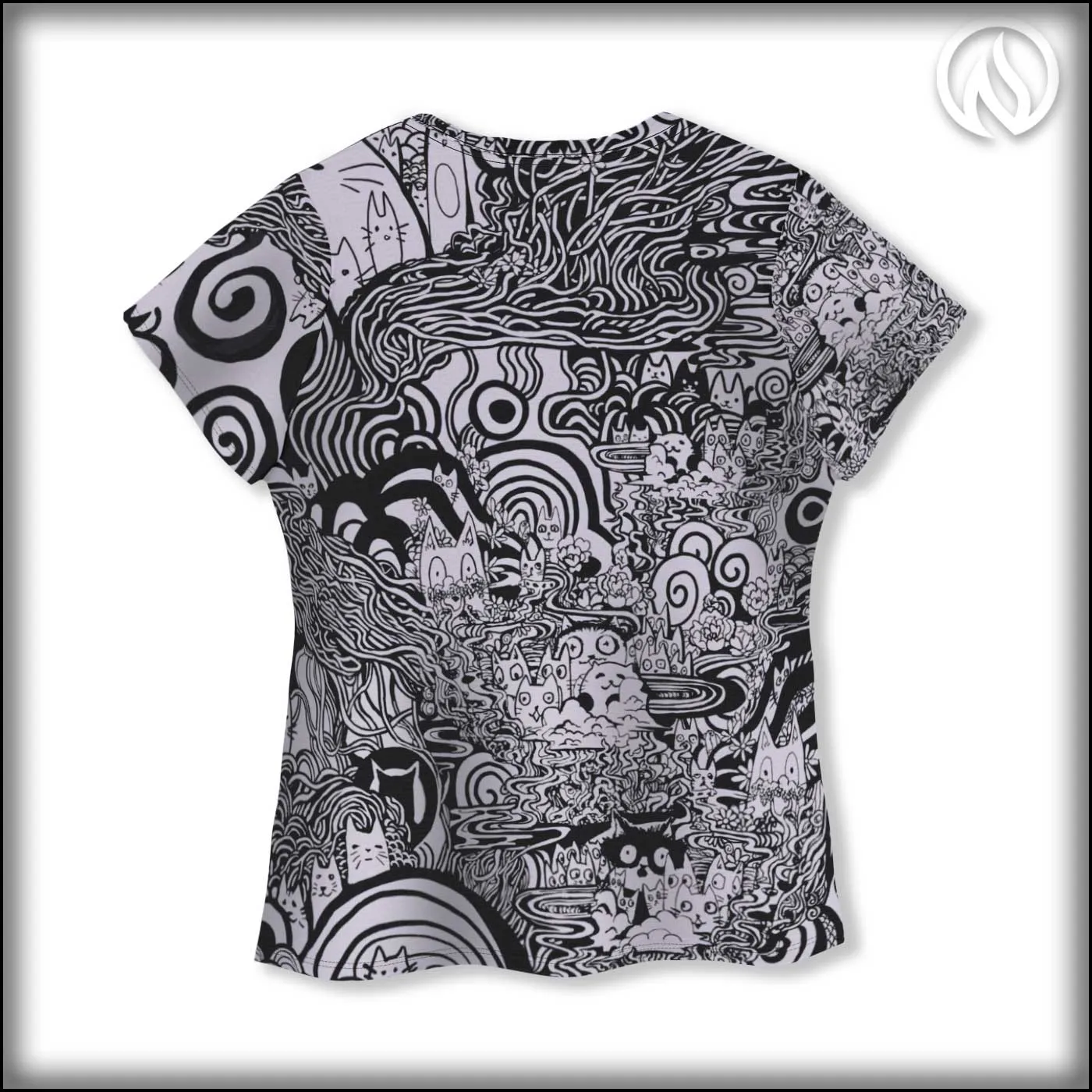 Catastrophe Scoop Neck T-Shirt sold by INKnBURN product image thumbnail 3