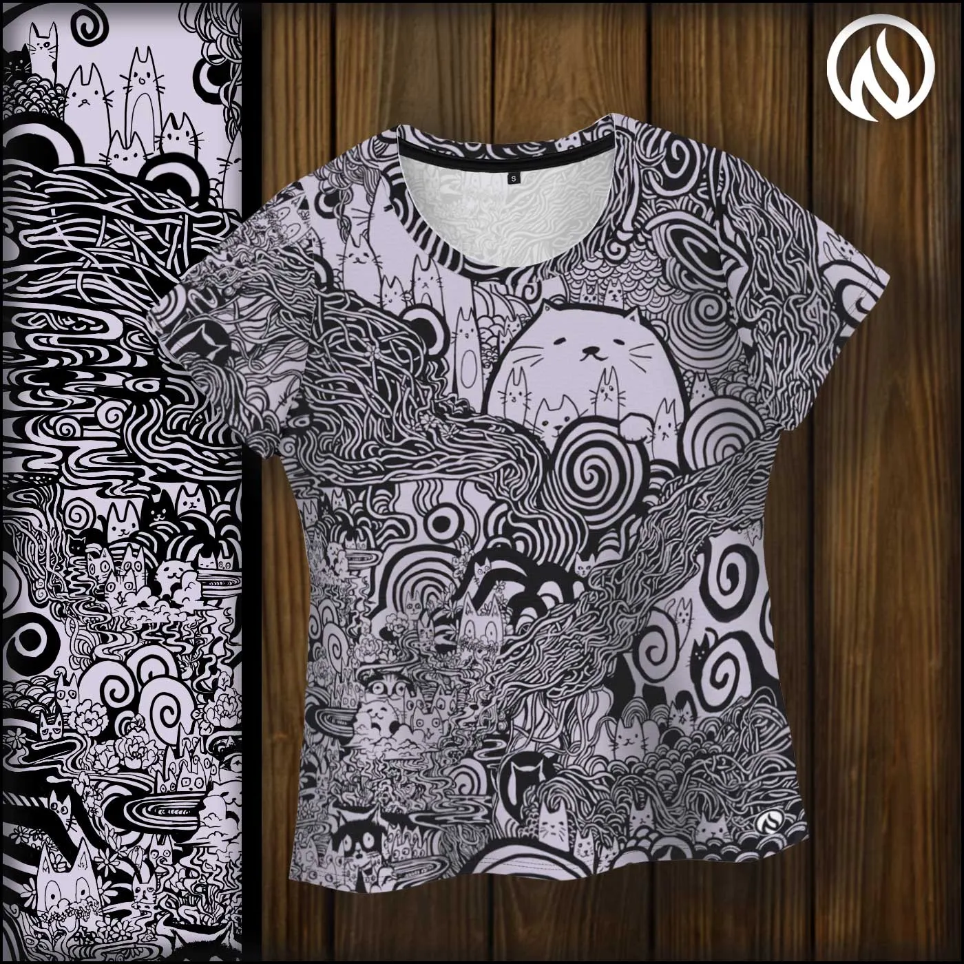 Catastrophe Scoop Neck T-Shirt sold by INKnBURN