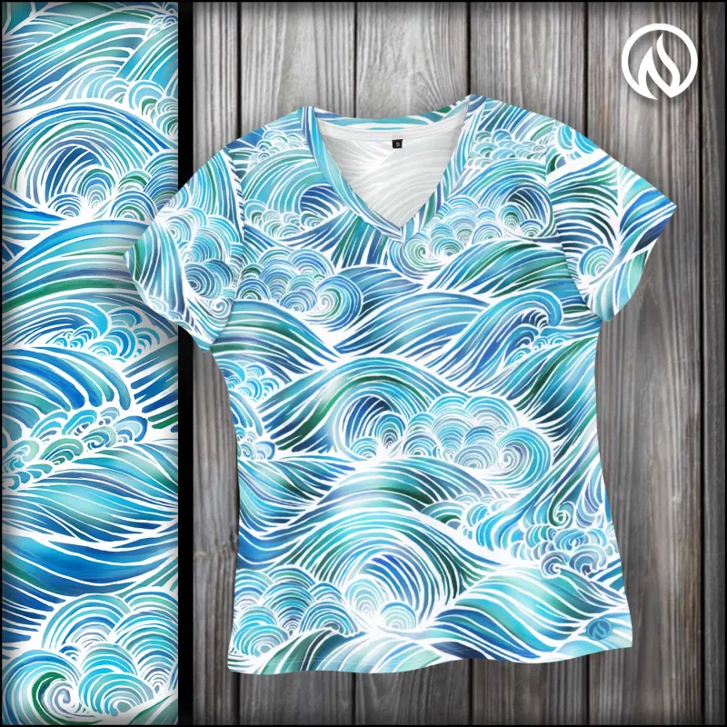 Tempest Womens V-Neck T-Shirt sold by INKnBURN