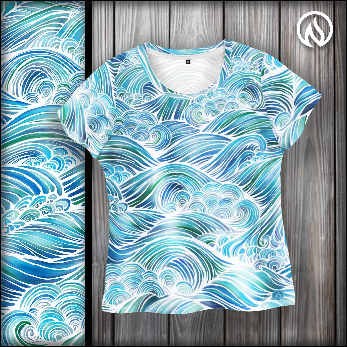 Tempest Womens Scoop Neck T-Shirt sold by INKnBURN product image thumbnail 3