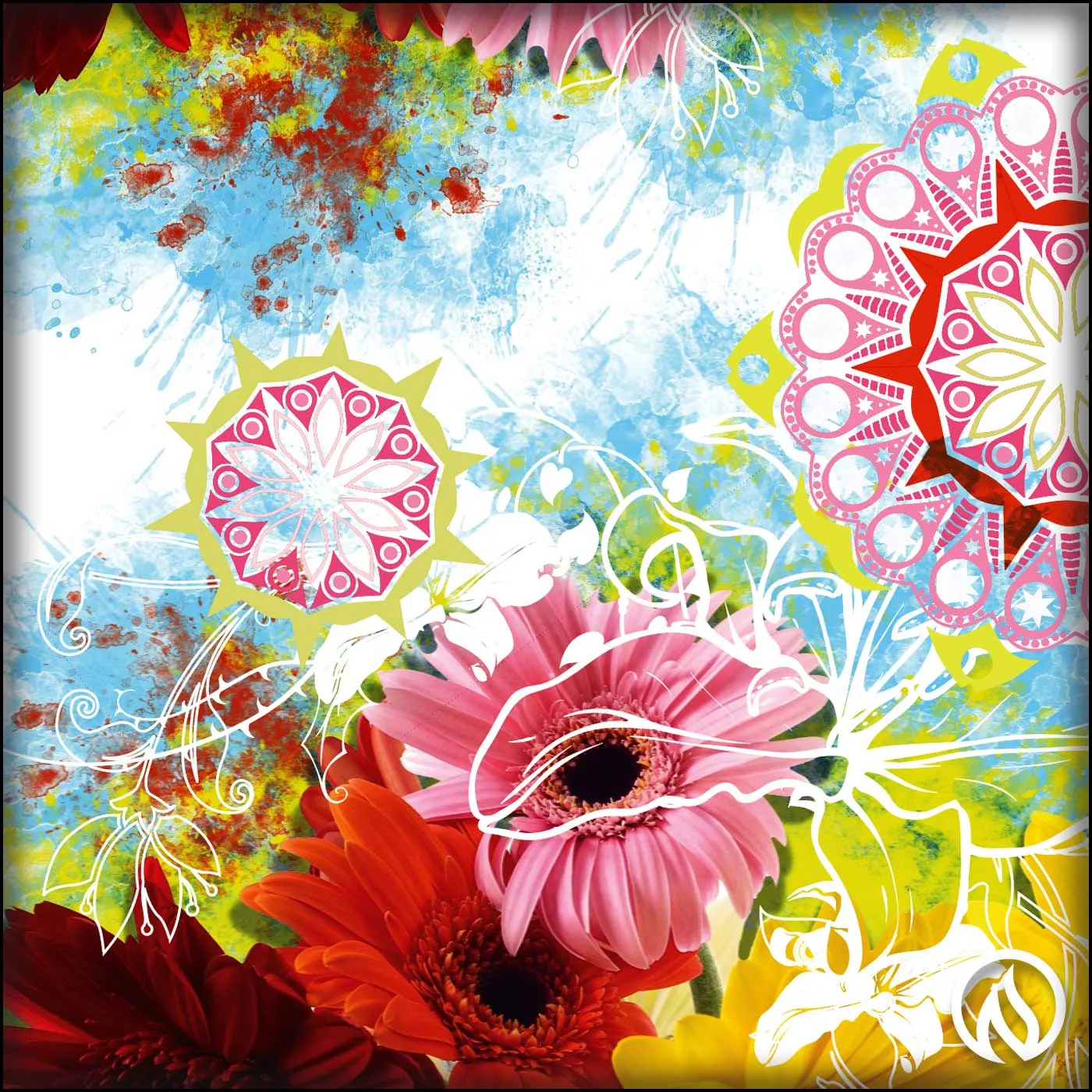 Wildflower Women's Smooth Tech Sleeveless sold by INKnBURN product image thumbnail 2