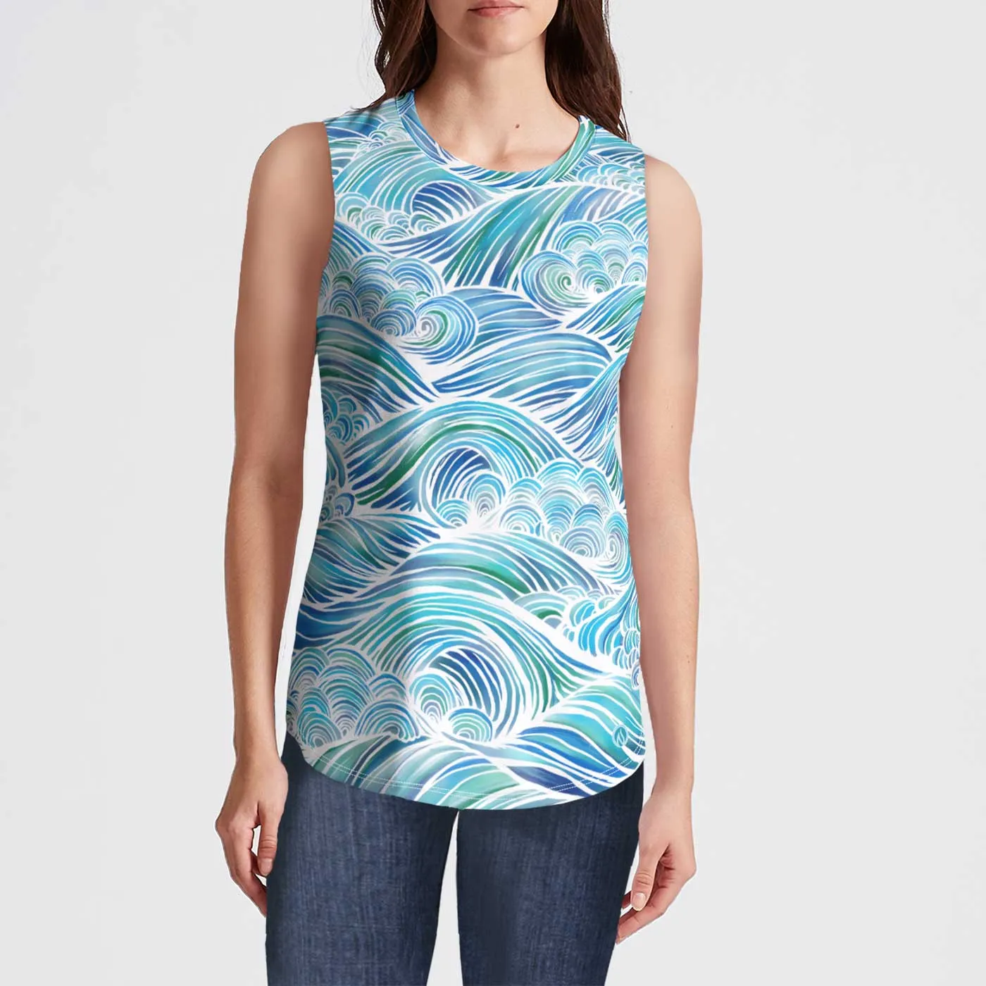 Tempest Womens Smooth Tech Sleeveless sold by INKnBURN
