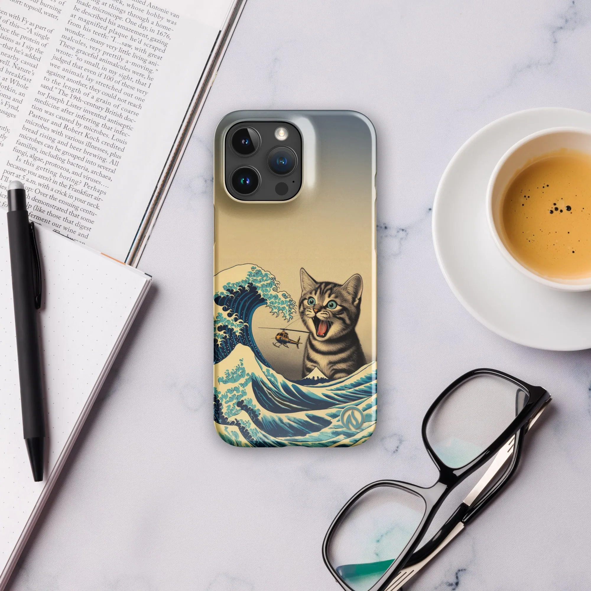 Catzilla Phone Case for iPhone - Fun Cat Design sold by INKnBURN