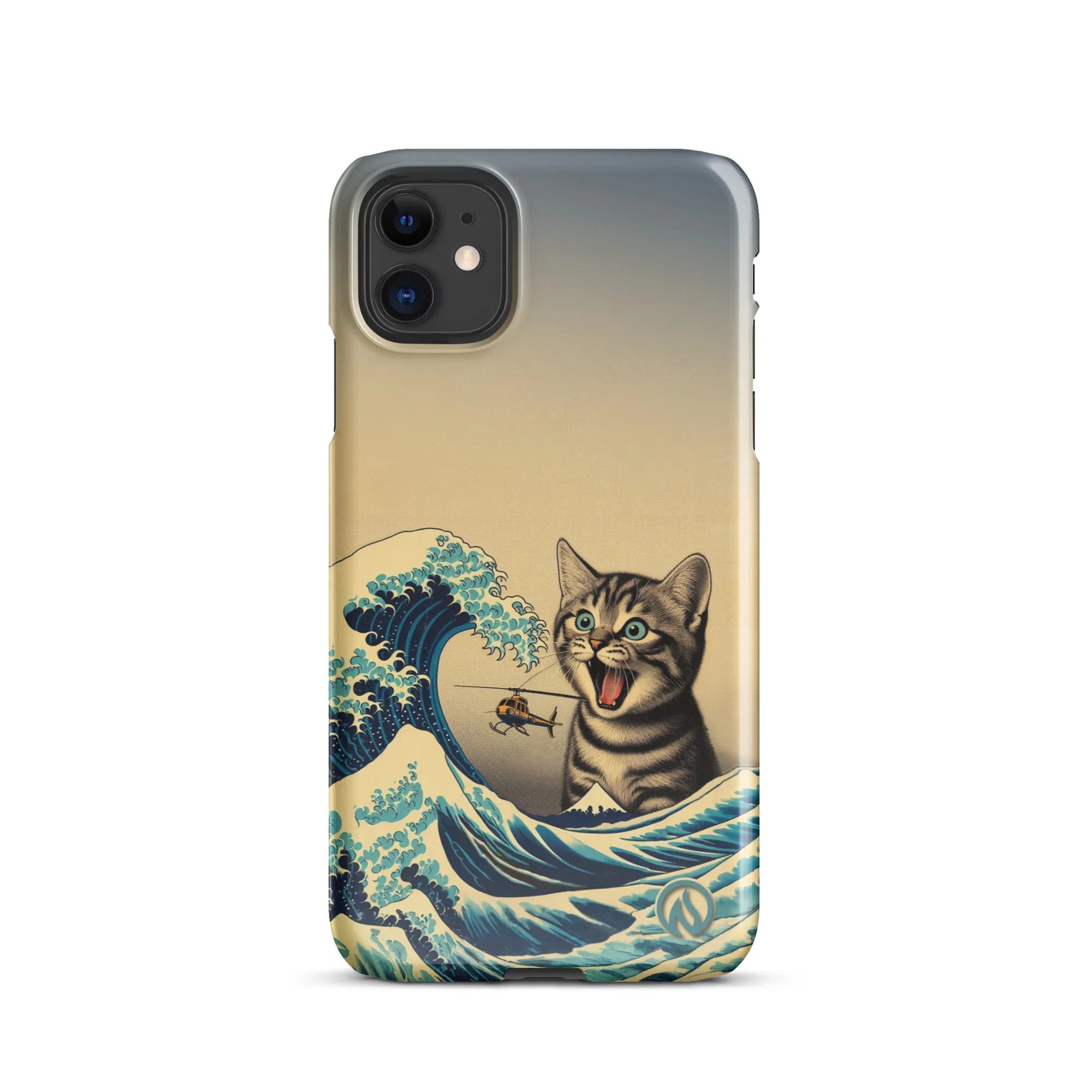 Catzilla Phone Case for iPhone - Fun Cat Design sold by INKnBURN product image thumbnail 3