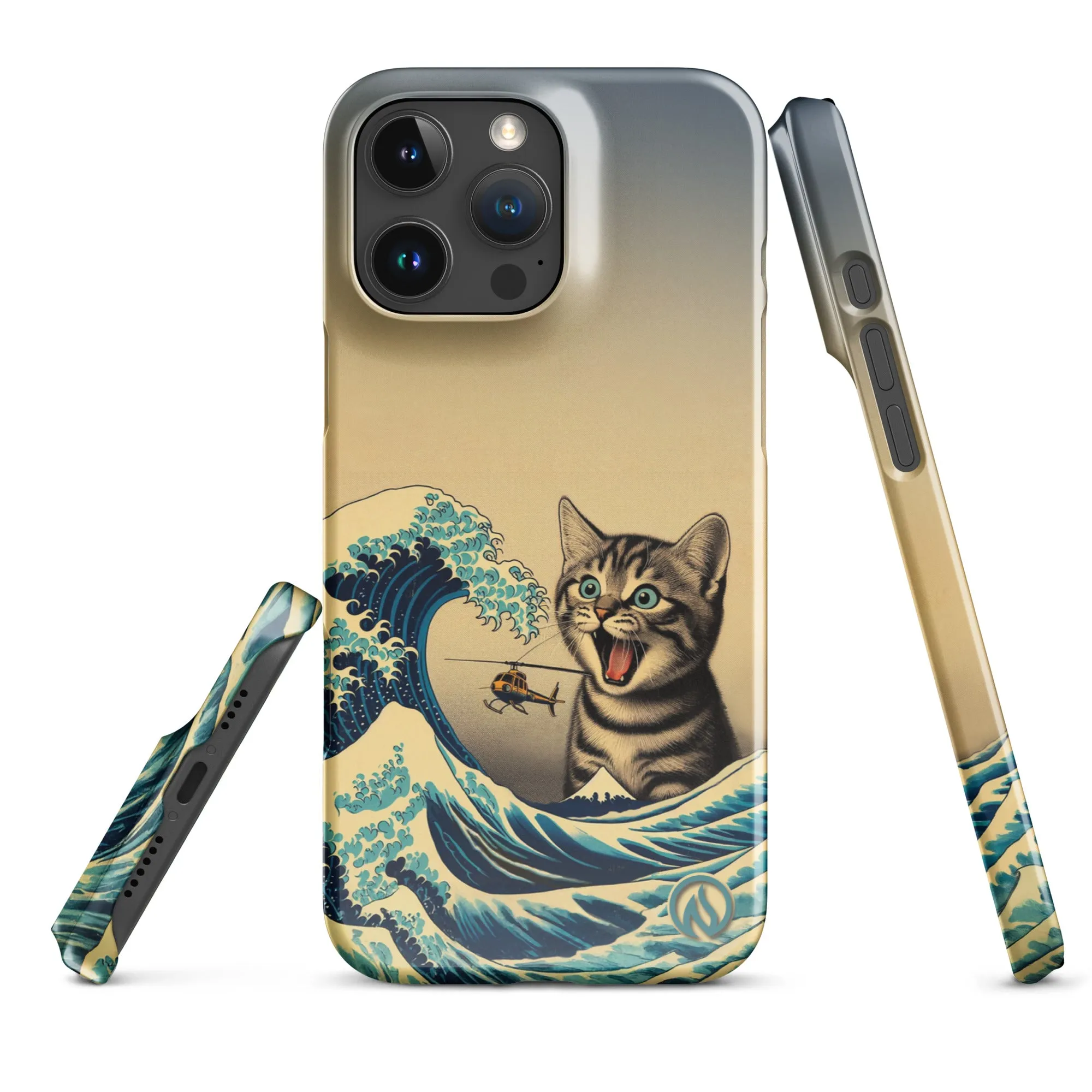 Catzilla Phone Case for iPhone - Fun Cat Design sold by INKnBURN product image thumbnail 2