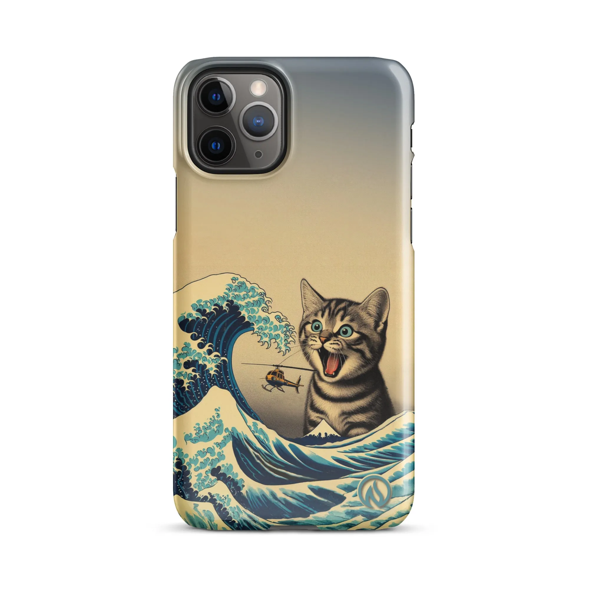 Catzilla Phone Case for iPhone - Fun Cat Design sold by INKnBURN product image thumbnail 4