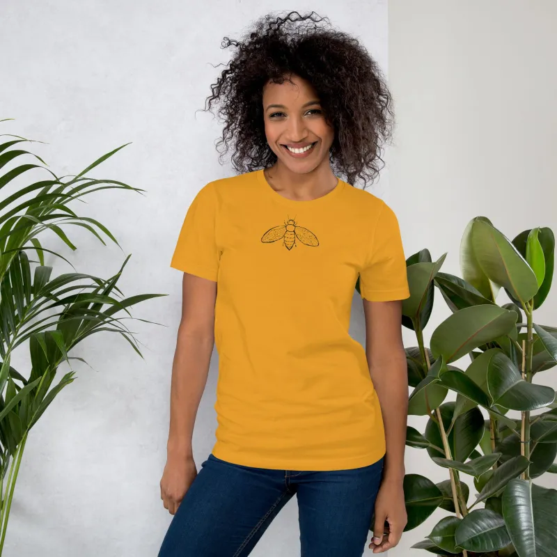 Just Bee Unisex Cotton T-Shirt sold by INKnBURN