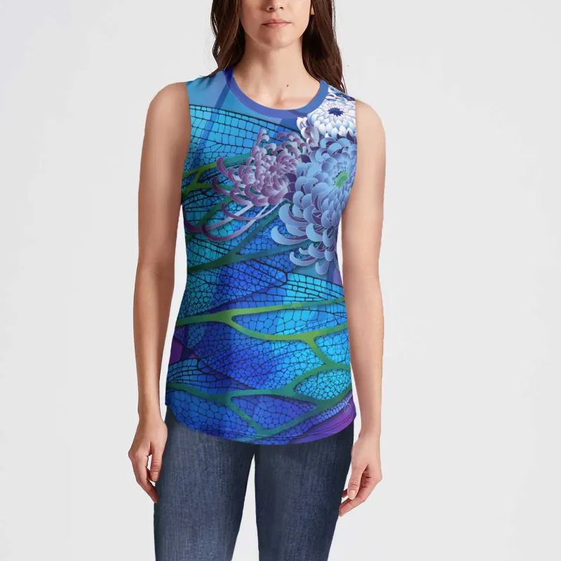 Dragonfly Women's Smooth Tech Sleeveless sold by INKnBURN