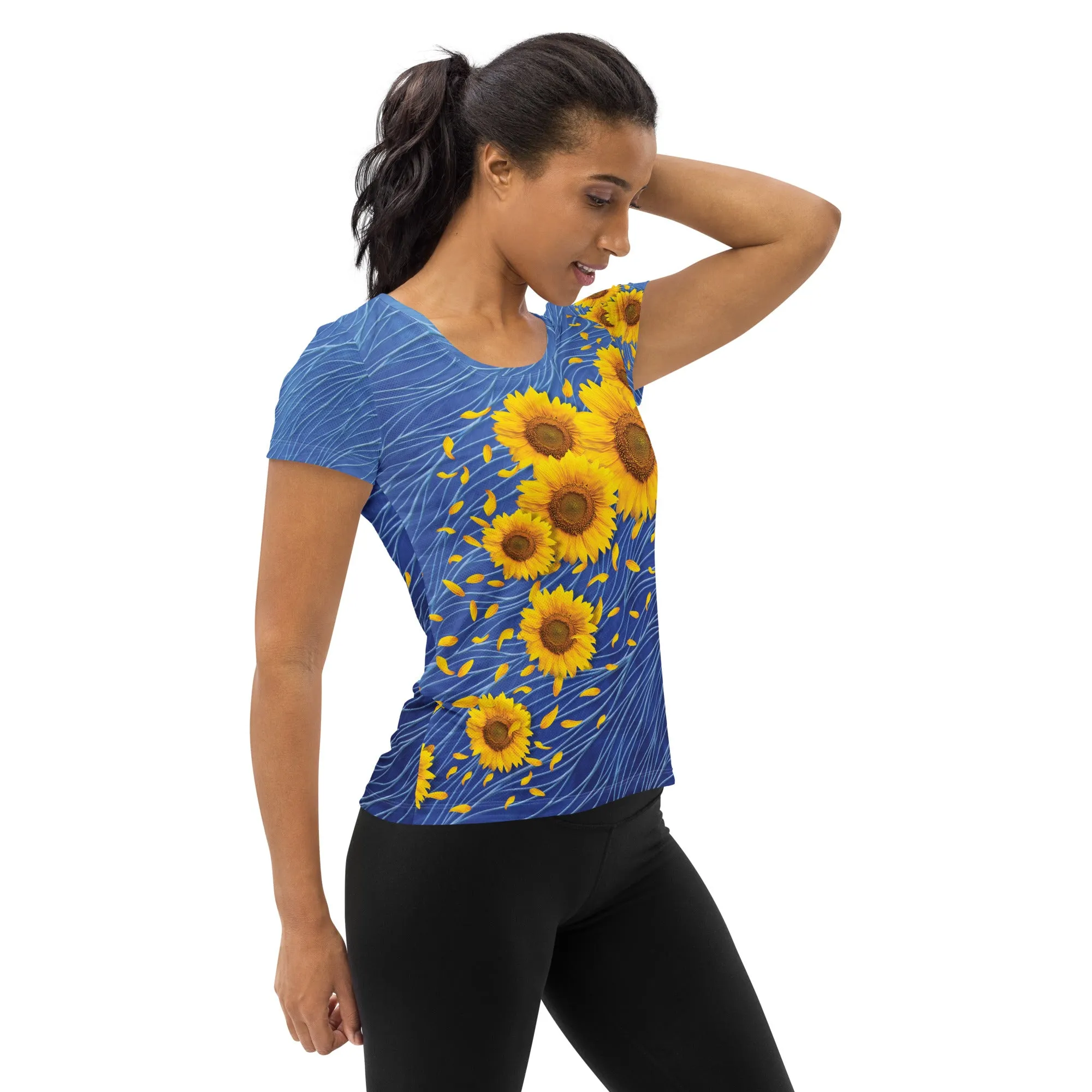 Sunflower Scoop Neck Tech sold by INKnBURN product image thumbnail 5
