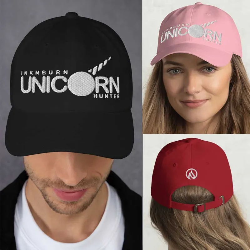 Unicorn Hunter Dad Hat (3 Colors) sold by INKnBURN