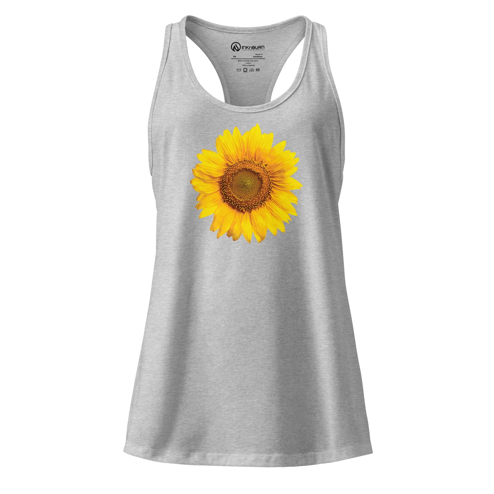 Sunflower Racerback Tank (2 Colors) sold by INKnBURN product image thumbnail 2