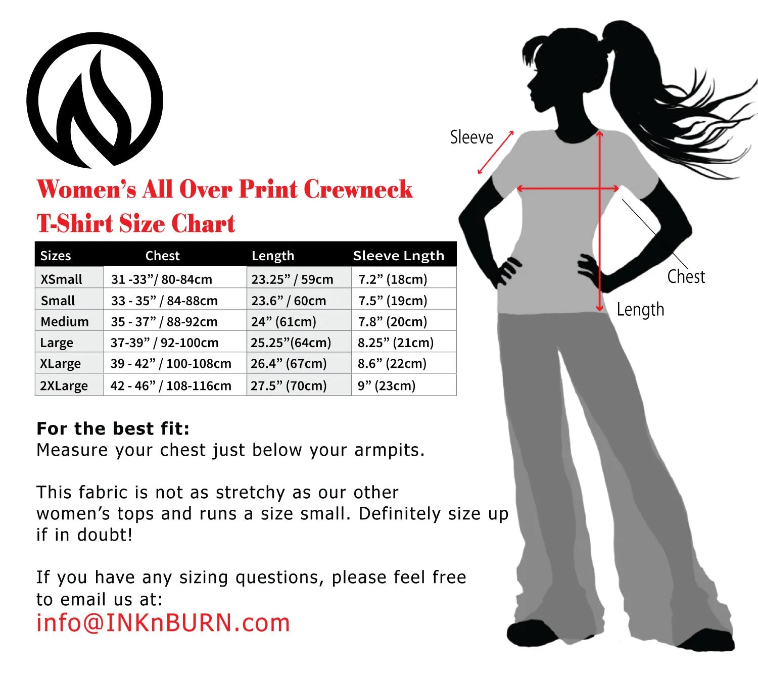 Dawn Womens T-Shirt AOP sold by INKnBURN product image thumbnail 5
