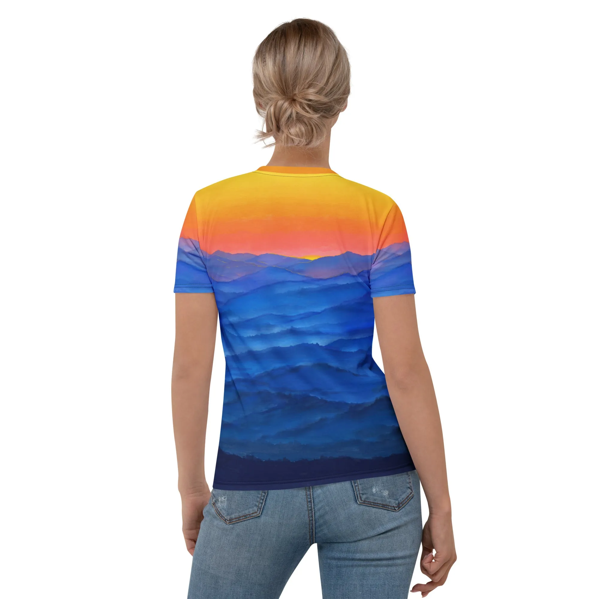 Dawn Womens T-Shirt AOP sold by INKnBURN product image thumbnail 2