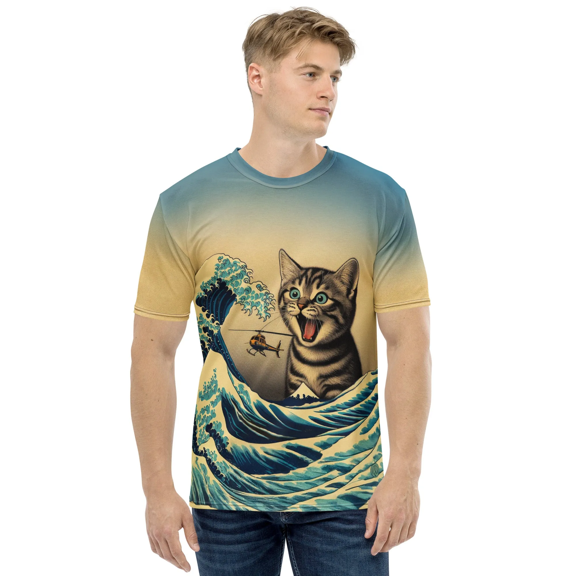 Mens Catzilla T-Shirt AOP sold by INKnBURN