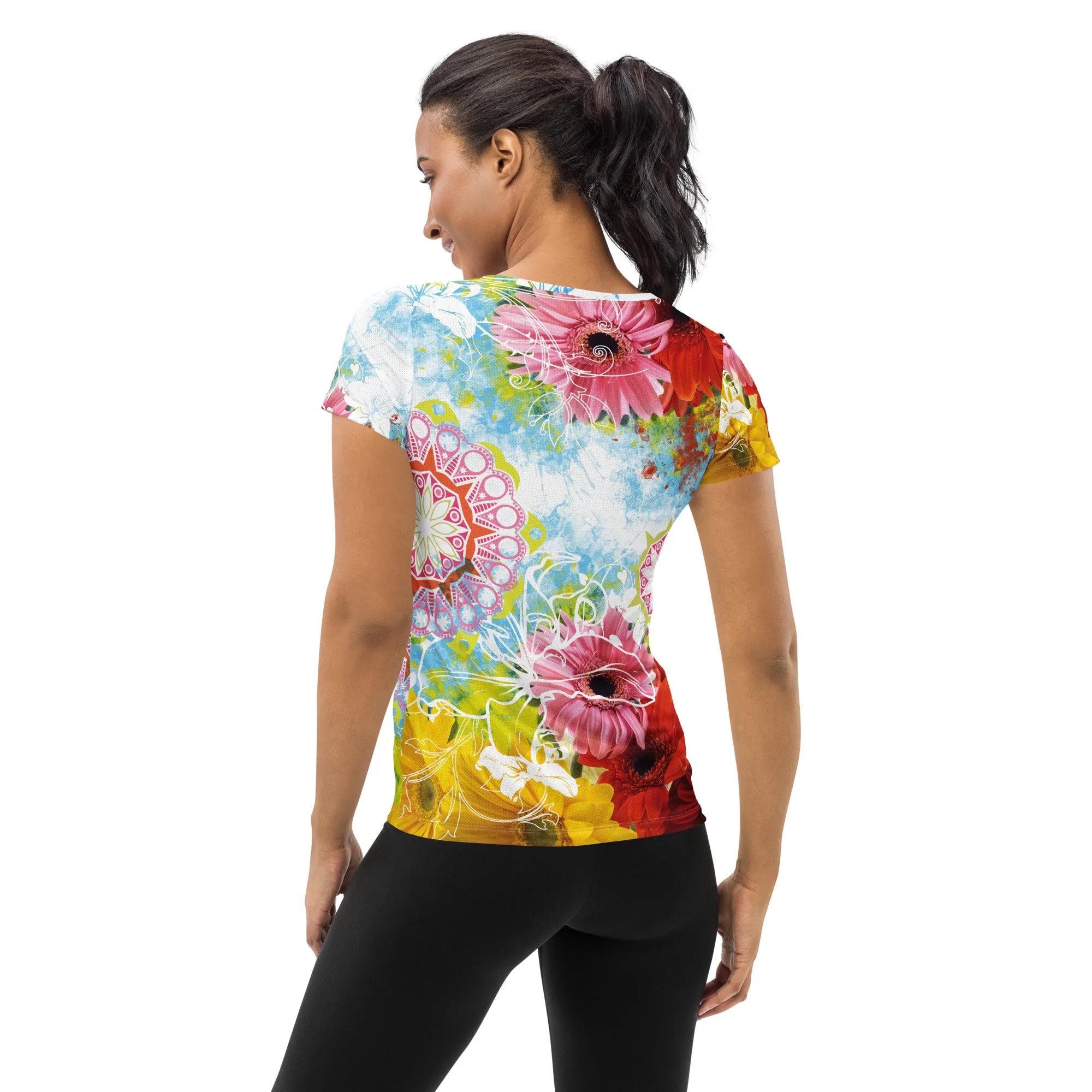 Wildflower Scoop Neck Tech sold by INKnBURN product image thumbnail 2