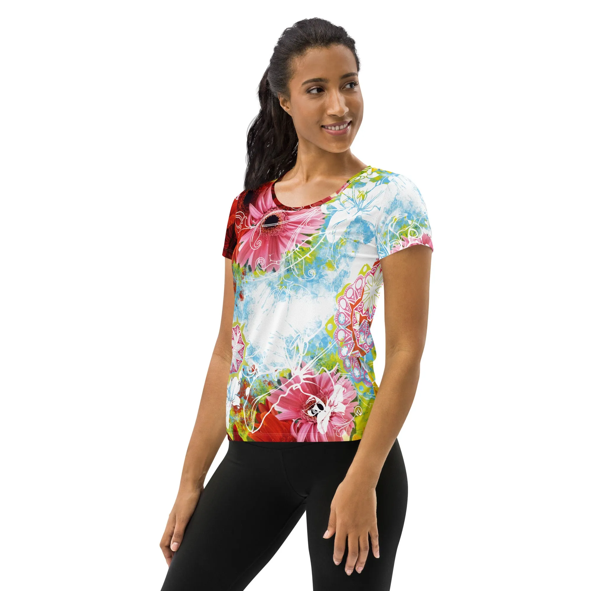Wildflower Scoop Neck Tech sold by INKnBURN product image thumbnail 3