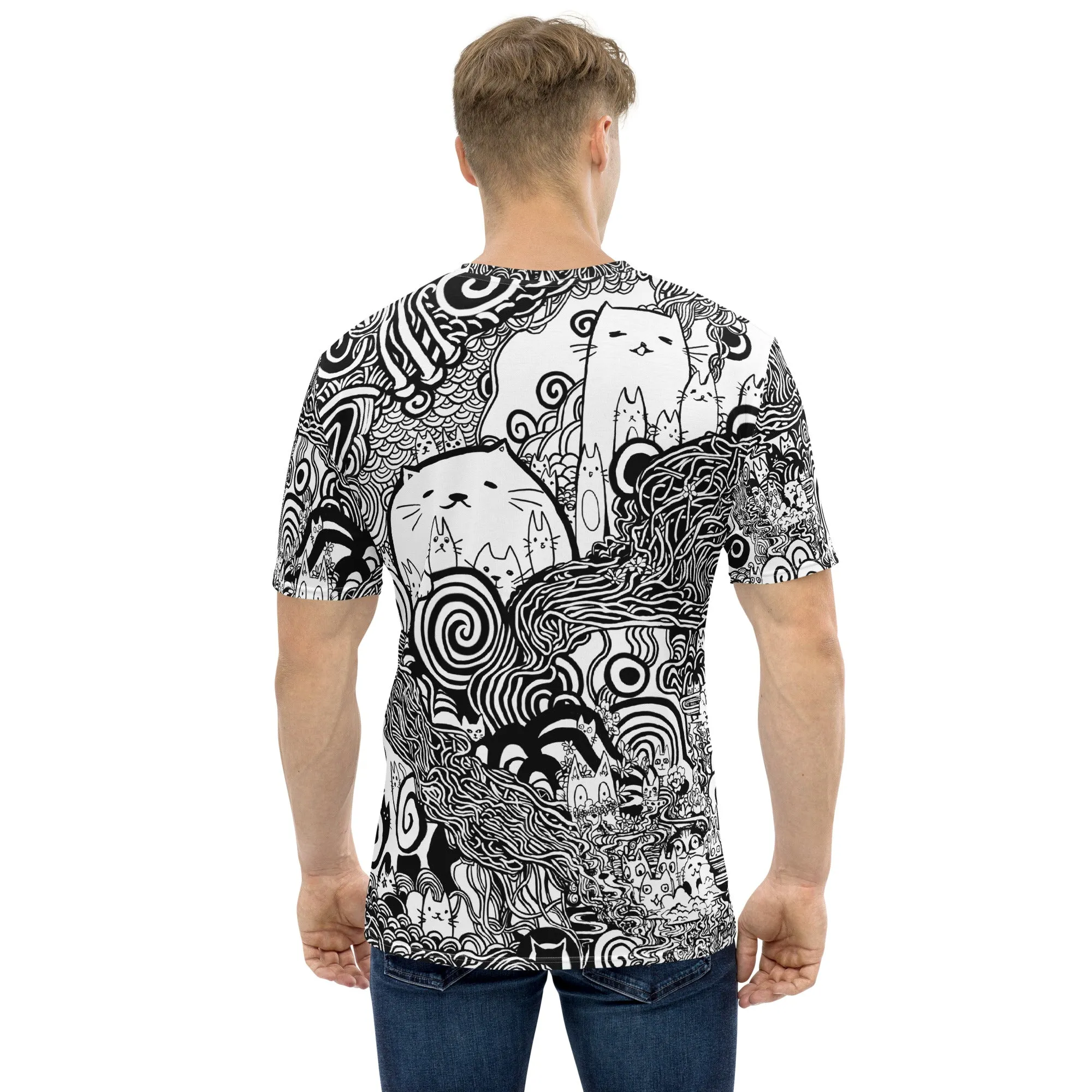 Catastrophe Mens T-Shirt AOP sold by INKnBURN product image thumbnail 2
