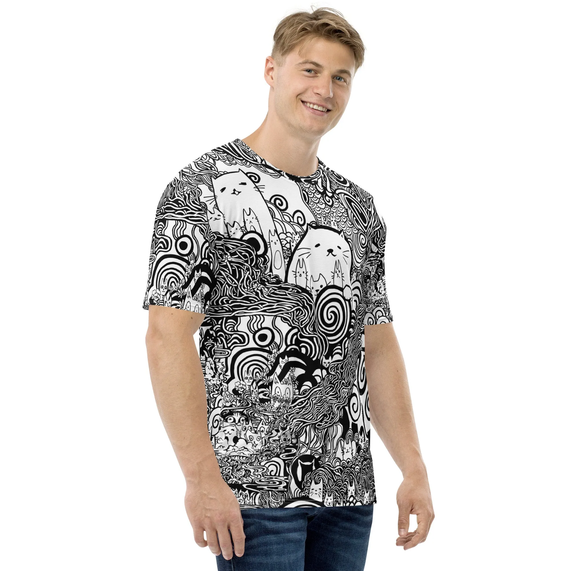 Catastrophe Mens T-Shirt AOP sold by INKnBURN product image thumbnail 4