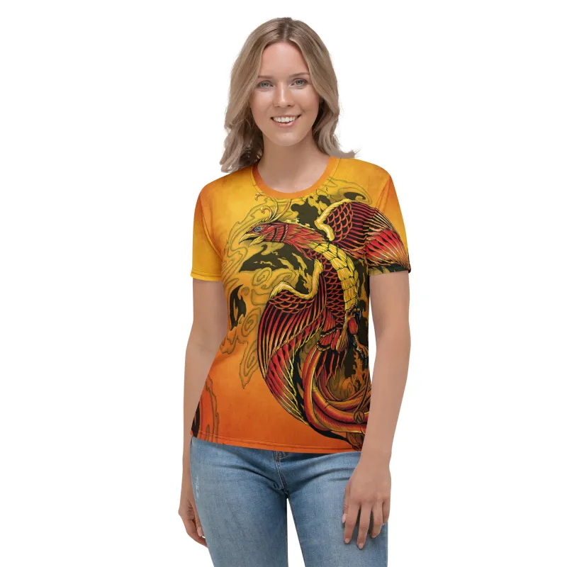 Phoenix Womens T-Shirt AOP sold by INKnBURN