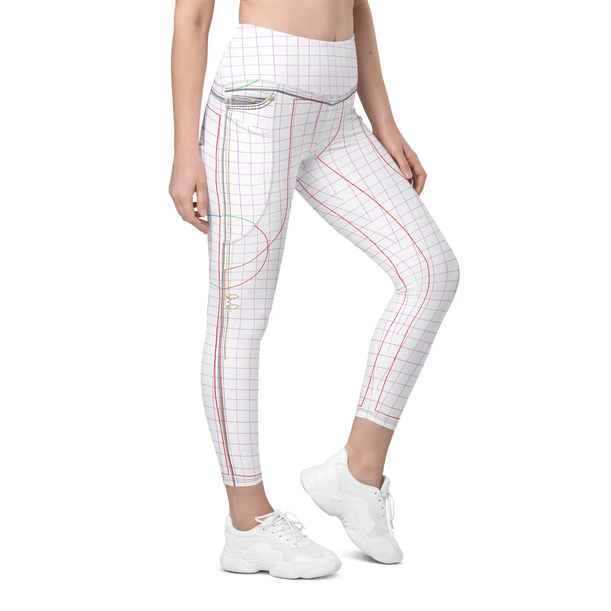 Calavera Tights with Pockets sold by INKnBURN