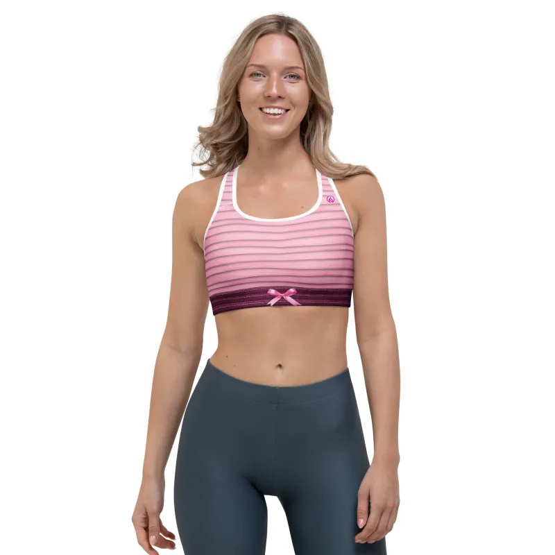 Pink Ribbon Sports Bra sold by INKnBURN