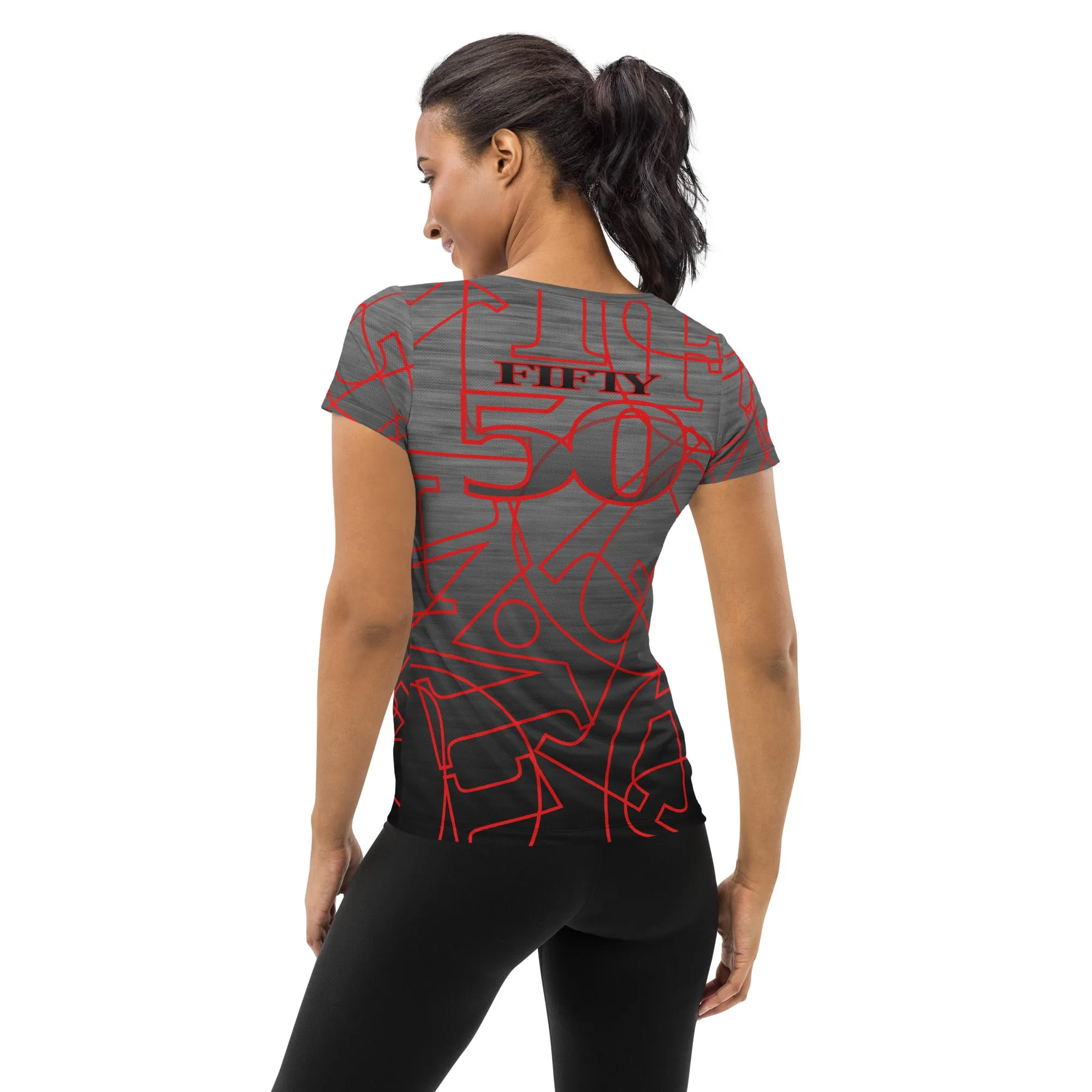 50 Scoop Neck Tech Shirt sold by INKnBURN product image thumbnail 2