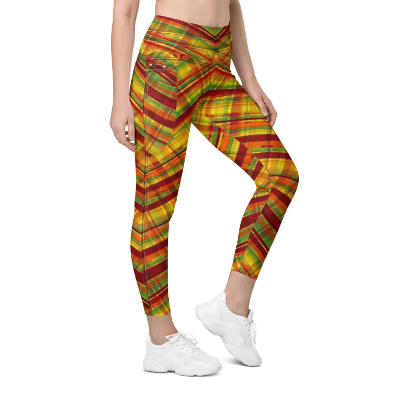 Fall Plaid Tights with Pockets sold by INKnBURN