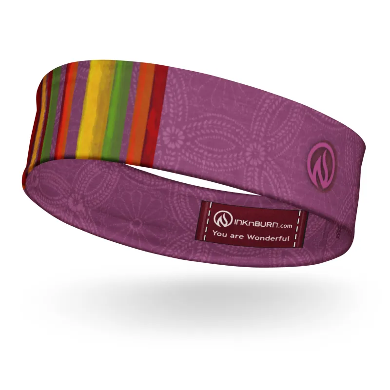 Fall Stripes Headband sold by INKnBURN