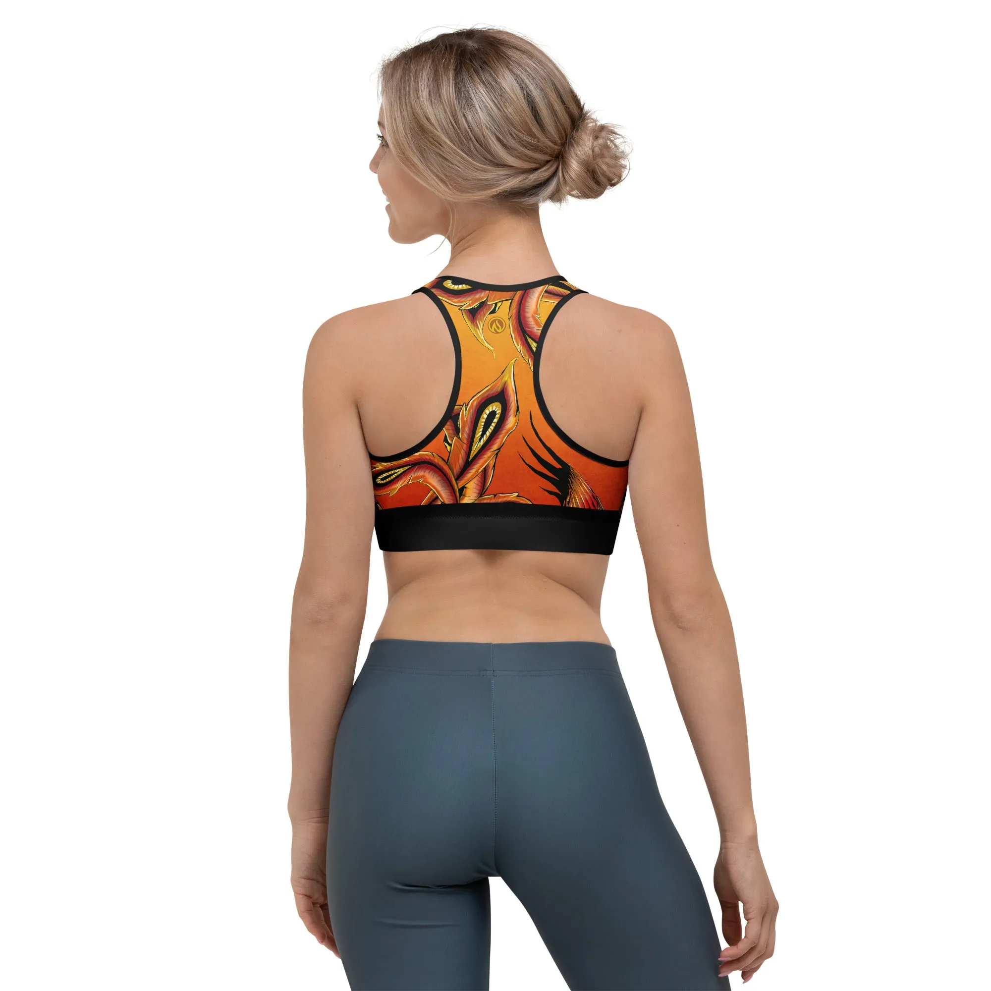 Phoenix Sports bra sold by INKnBURN product image thumbnail 4